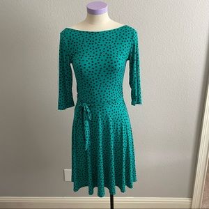 Leota teal dress